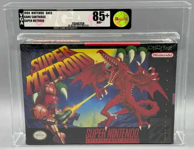Super Metroid Super Nintendo SNES Sealed New VGA 85+ Graded